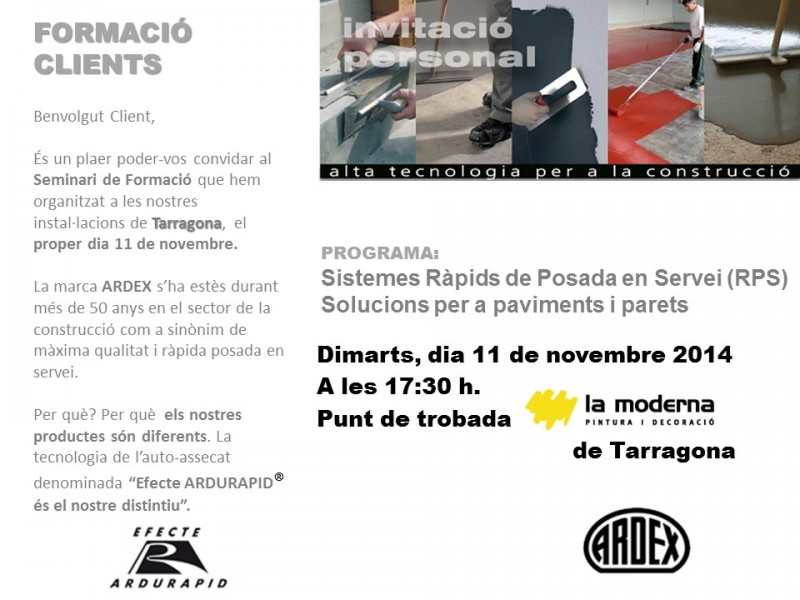 CURSO ARDEX TARRAGONA