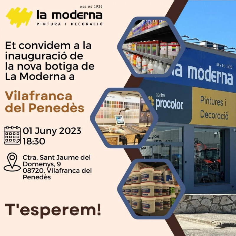 Inauguració de la nova botiga de Vilafranca del Penedès
