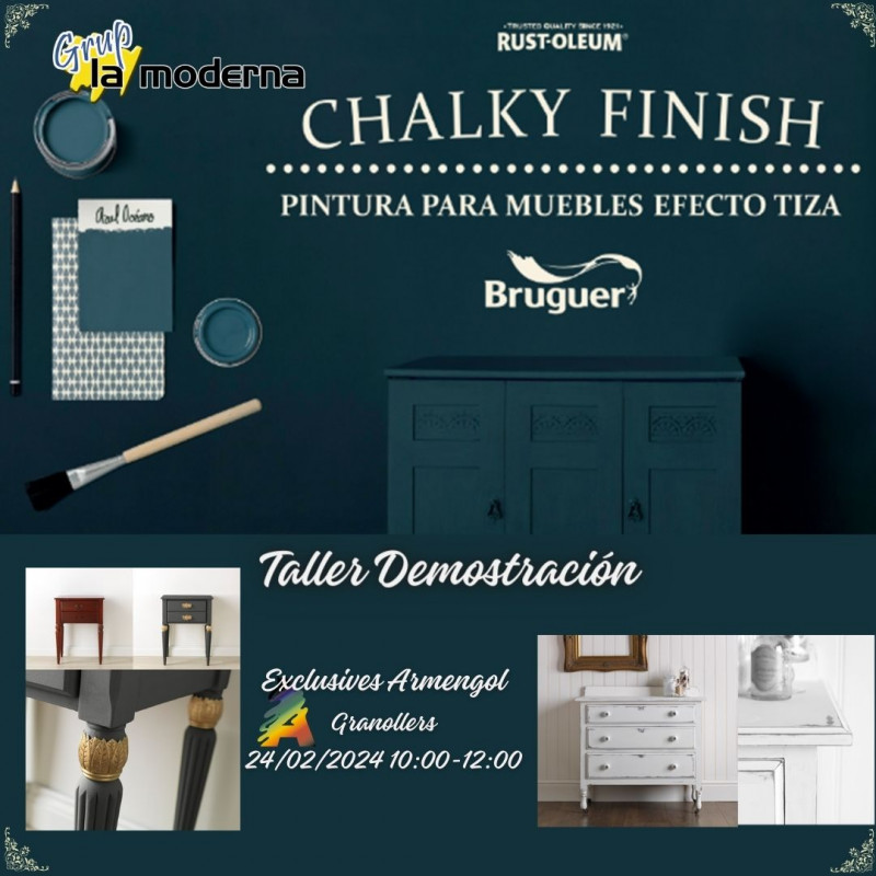 Taller Demostración Chalky Finish Granollers