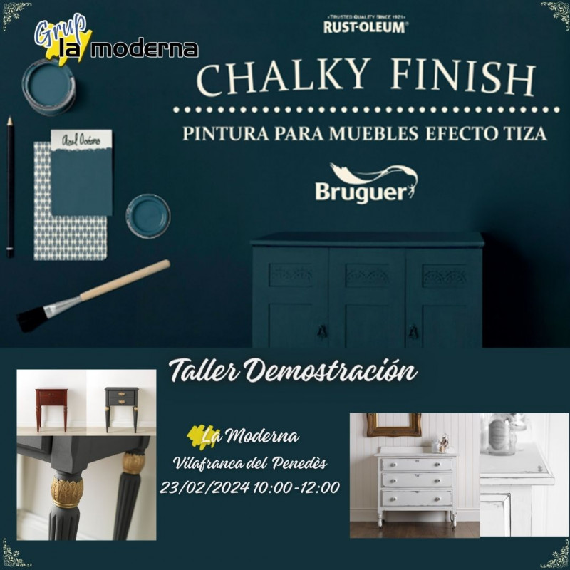 Taller Demostración Chalky Finish Vilafranca del Penedès