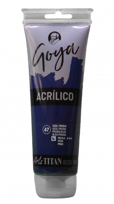 ACRILICO ESTUDIO GOYA 230 ML. N.47 AZUL PRUSIA