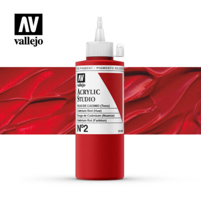 ACRYLIC STUDIO ROJO CADMIO Nº2 200ml