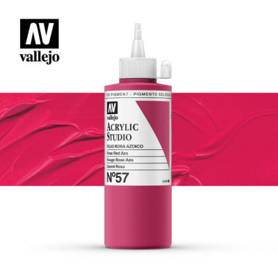 ACRYLIC STUDIO ROJO ROSA AZOICO Nº57 200ml