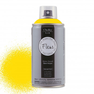 FLEUR PAINT SPRAY CHALKY LOOK-PRIMARY YELLOW F40 300ml